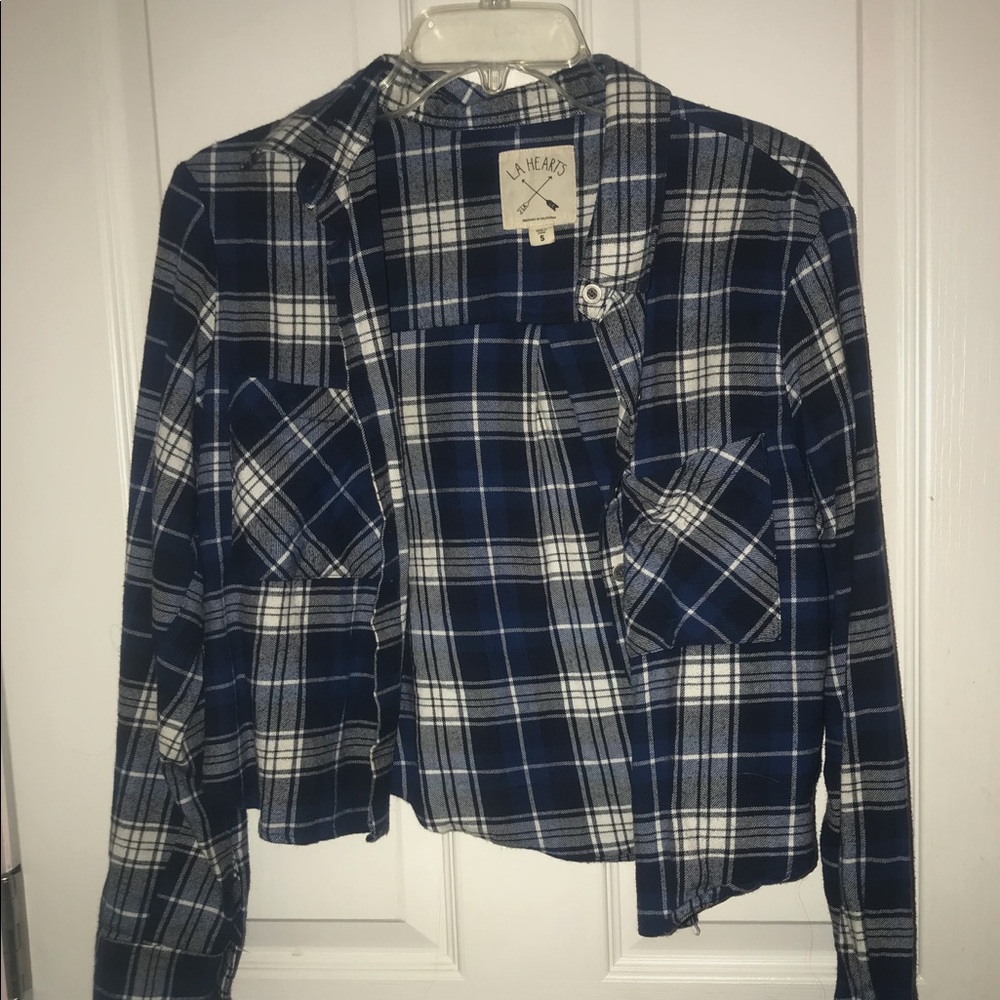 Pacsun cropped flannel